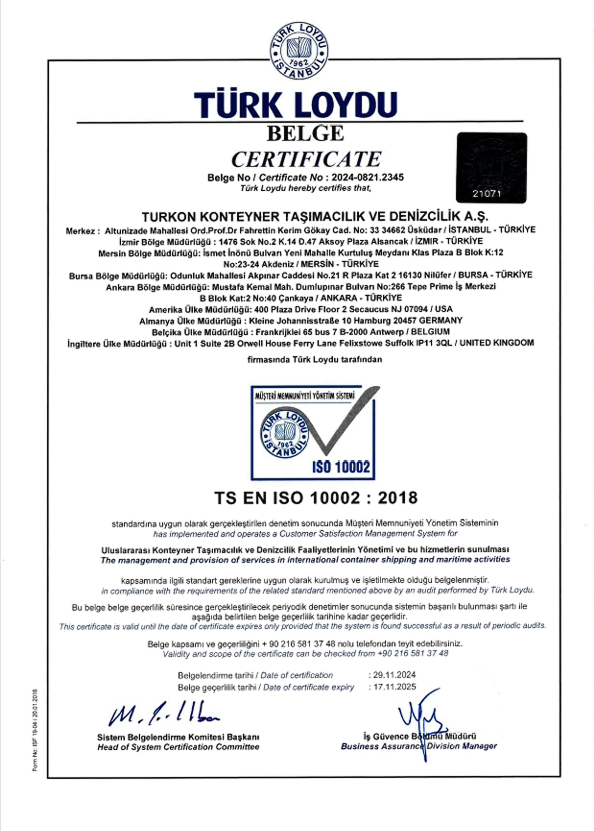  ISO 10002 - Customer Satisfaction